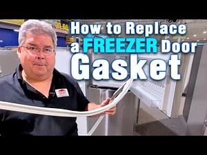 How to Replace a Top mount Freezer Door Gasket