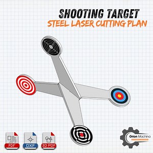 Master Your Aim: Steel Shooting Target Laser Cut Plans for Precision Practice - Etsy