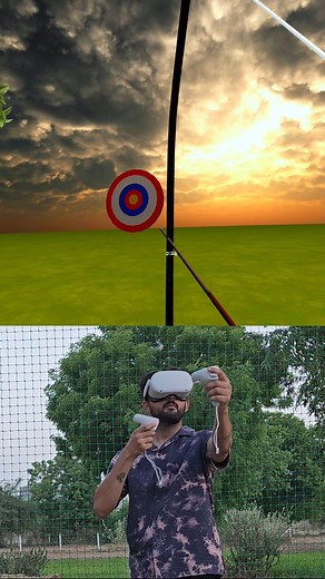 Best VR Archery game😲 #Gaming #reels #vrgaming | Engineer The Gamer