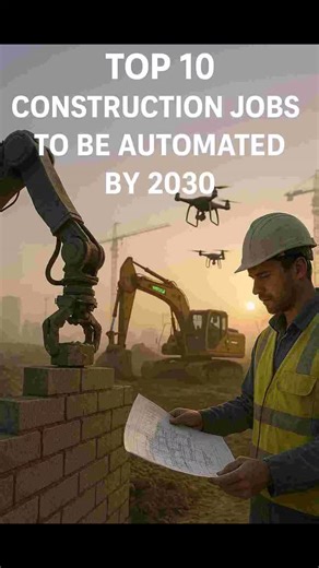 Construction in India and across the world is entering a new era. Automation, AI, and robotics are no longer ideas — they’re already working on real job sites. If your career is connected to construction in any way, this article is a must-read: 👉 https://www.constructionplacements.com/top-10-construction-jobs-automated-by-2030/ Understand which jobs are changing, which ones are at risk, and where the real opportunities lie in the next decade. Knowledge is the new job security. | Constructionpla