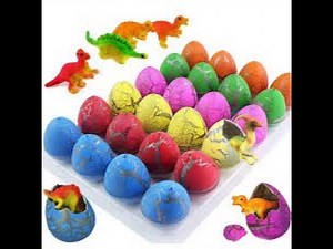 Dinosaur egg hatching video for kids