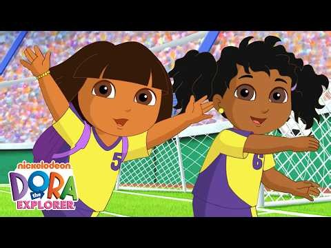Dora the Explorer Helps Her Soccer Team! ⚽️ Sports For Kids | Dora & Friends