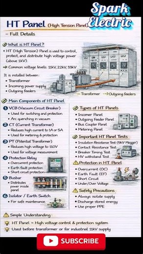 HT panel (High tension panel) full details #shorts #ytshorts
