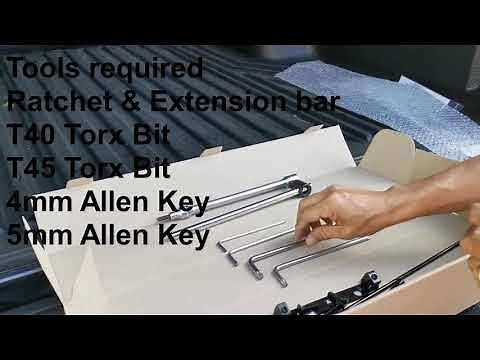 Isuzu Dmax 2012-2020 tailgate installation instructions