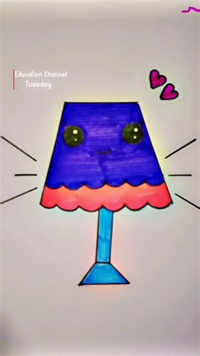 Amazing Table Lamp 🛋️ Drawing 💕🫟💜💜#art #nicee #trending #drawing #youtubeshort#viralshort #amazing #