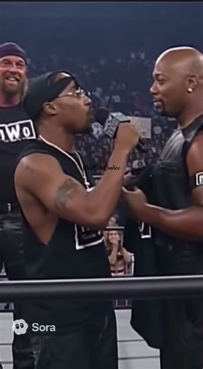 Nate Dogg Joins 2Pac Into The NWO Live On Monday Night Raw In Long Beach, California