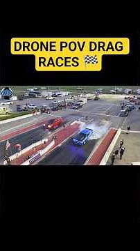 Drag Racing Drone Footage High Speed Quarter Mile Runs