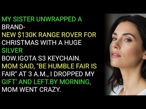 MY SISTER UNWRAPPED A BRAND-NEW $130K RANGE ROVER FORCHRISTMAS WITH A HUGE SILVERBOW.IGOTA S3 KE....