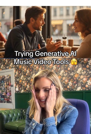 We tried out a generative AI music video tool and well… at least we will always have human creativity to lean on 🫣💻 #musicvideo #musicvideoproduction #SocialMediaGrowth #musicindustrytips