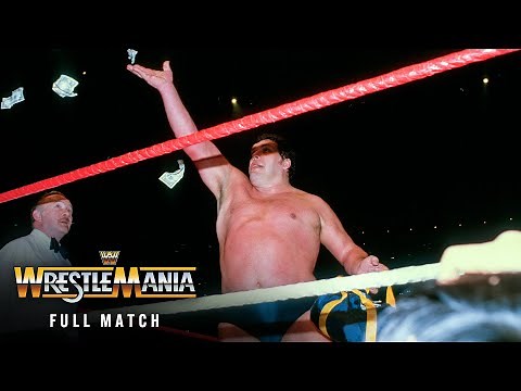 FULL MATCH: Andre the Giant vs. Big John Studd | Body Slam Challenge: WrestleMania I