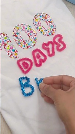 DIY 100 days of school T shirt idea | 100 days of school t shirt design using crafts box