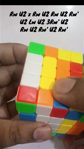 How to Solve 5x5 edge parity|Tutorial #rubic cube #parity #algorithm