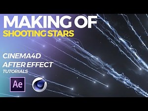 After Effect Tutotrial Shooting Star Procedural with C4D