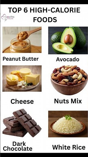 “Top 6 High-Calorie Foods to Gain Weight Fast 💪🔥” #gainweight, #1k #trend #viral