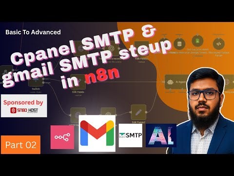 EP-02 Setup Custom SMTP and Gmail SMTP with n8n for Email Ai Automation