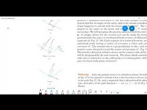 Engineering Mechanics ch12 clip12 12 7 Curvilinear Motion, normal and tangential components