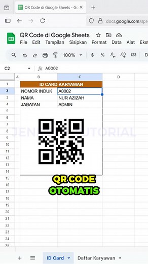 Bikin QR Code Otomatis di Google Sheets dengan Mudah
