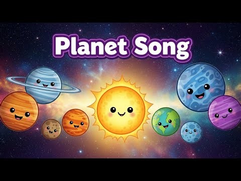 8 Planets Song 🌎| The Solar System Song for Kids | Space Adventure & Nursery Rhymes for Toddlers