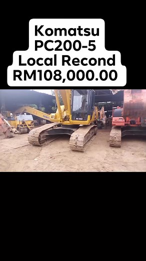 3.8K views · 59 reactions | #Ws+60162818987 Komatsu PC200-5 Local Recond RM108,000.00 Lokasi KL #constructionmachineryparts #imjenteraberat #kontraktoribs #kontraktorrumah #CONSTRUCTIONEQUIP #sawitmalaysia #heavymachineryparts #JenteraBerat #constructionmachines #excavator #excavatoroperator #excavatorlife #excavatorparts #excavatorhire #komatsuexcavator #KomatsuPC200 | I.Mahani Jentera Berat (Heavy Machineries. | Facebook