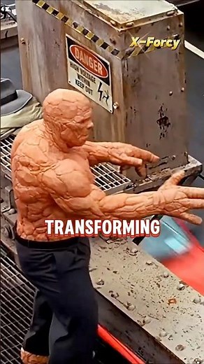 Ben Grimm has four fingers after transforming into The Thing in Fantastic Four #fantastic4 #f4