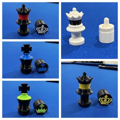 5/16" x 14 Joint Protectors - Chess Master - JOSS Cues - 8Ball Engineering  | eBay