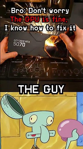"Bro 'Fixed' His GPU 💀!! #coding #programming #shorts #python