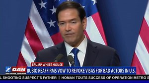 Secretary of State Marco Rubio says the Trump administration will remove all visa holders who act against the interests of the United States. Watch OAN Live Here:https://live.oann.com/home.ktv?utm_source=socials&utm_medium=social media&utm_campaign=FB | One America News Network
