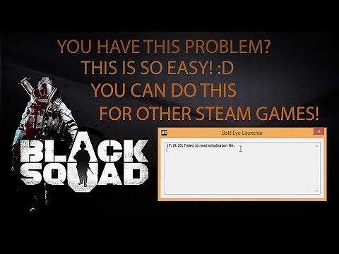 FIX Failed to read initialization file. BLACK SQUAD