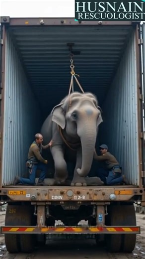 Pregnant Elephant Rescued – Emotional Birth of Baby Elephant! #shorts