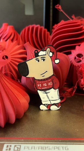 3.5K views | Just chill... Filaments used  AzureFilm PLA Pearl Red, PLA Original Black & White, PLA Skin Latte STL file here  Maker World, Christmas chill guy by Wiktor #AzureFilm #chillguy #3dprinted #funny #christmas #3dfilaments #fdmprinting | AzureFilm | Facebook