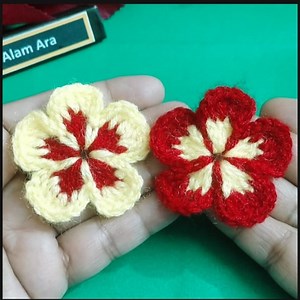 211K views · 2.6K reactions | Amazing!!! How to make a beautiful crochet flower. #crochet #knitting #art #tutorial #tips | Alam Ara | Facebook