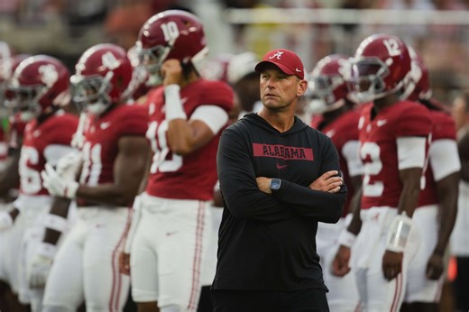 Alabama arrives at Bryant-Denny for home opener vs. Louisiana-Monroe