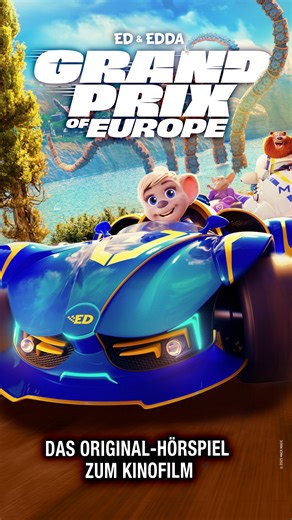 🎬 Startklar fürs Hörspiel-Abenteuer? „Ed & Edda: Grand Prix of Europe“ – das Original-Hörspiel zum großen Kinofilm startet am 25.07. 🎧💨 Erlebt, wie Edda ihren Traum verfolgt und mit Ed im Cockpit quer durch Europa düst! Ab dem 25.07. überall als Hörspiel streamen! #EdundEdda #GrandPrixOfEurope #Kinderhörspiele #Europapark #edelkids | Edel Kids Kinderunterhaltung