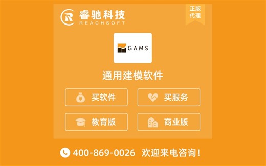 通用建模软件：GAMS