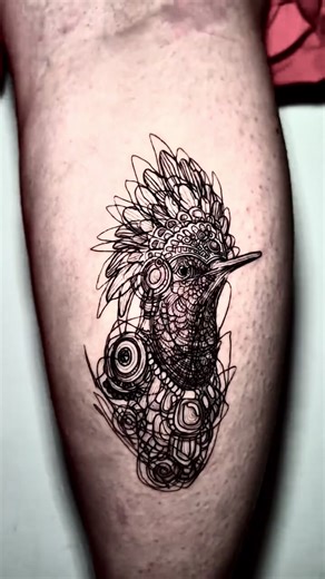 Colibrí MEXA #colibri #hummingbird #tattoo #prehispanico #ink