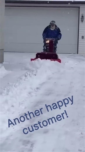 ❄️ Heavy Snow? Use Throwerblade Snowplow! 🚜 #snowclearing #snowblowers #snow #winter #snowplow