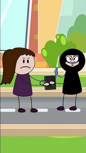 Not a real cop. Stickman memes video. Funny animation meme.