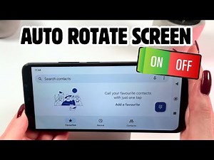 How to Enable or Disable Auto Screen Rotation on Xiaomi Redmi 14C | Quick Guide
