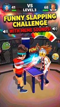 FUNNY SLAPPING CHALLENGE (Meme Sounds Edition) 🤣💥 #Shorts #Gaming #FunnyMoments #MemeSounds #Memes