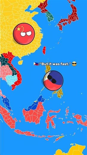 Fastest Wrong Answer Ever 😂🇵🇭 #countryballs #philippines