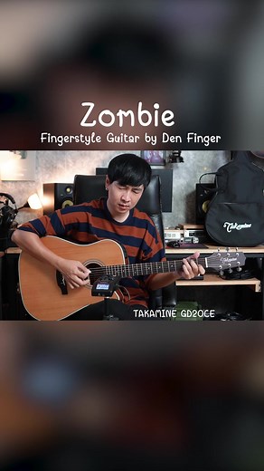Zombie Fingerstyle Guitar Tutorial by Den Finger