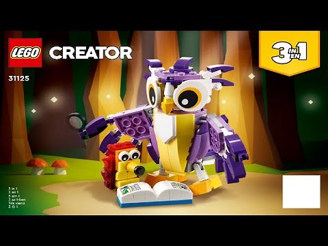 LEGO instructions - Creator - 31125 - Fantasy Forest Creatures (Book 1)