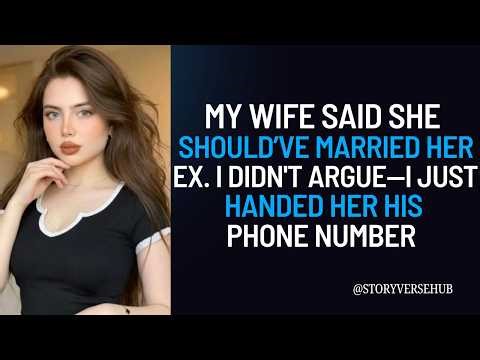 My Wife Said She Should’ve Married Her Ex… I Didn’t Argue — I Just Handed Her His Phone Number