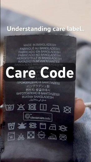 How to Read Care Label on Garments 👕🧺 | Care Code Meaning Explained