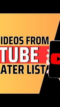 How to remove videos from youtube watch later list - Full Guide 2024