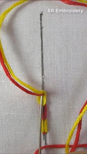 33K views · 734 reactions | Cable chain stitch hand embroidery | SR Embroidery | Facebook