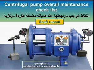 2- Pump checks- shaft runout