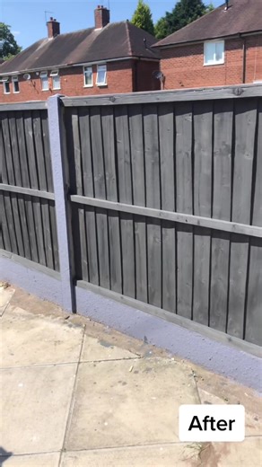 Modern Grey Fence Painting: Transforming Your Garden