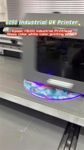 A1 size 6090 UV Printer ———Glass Printing#uvprinting #printing #uvprinter #printer #Domsem