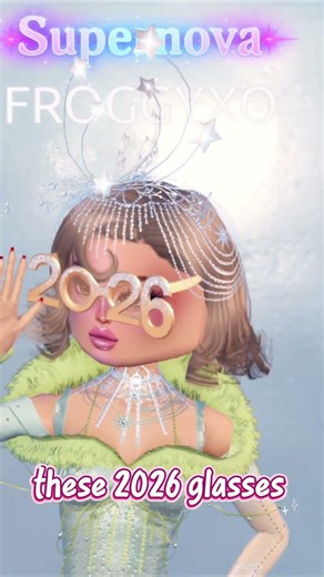 thank you dti for giving us these cute 2026 glasses #dresstoimpress #shorts #roblox